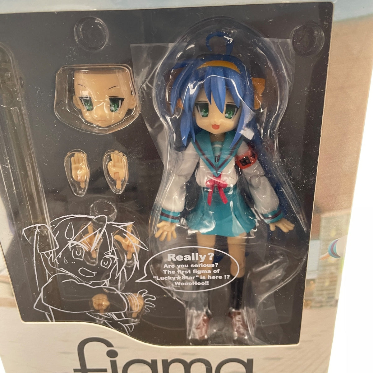 figma Lucky Star Konata Izumi Figure Cosplay Ver One Fes 2008 Winter Max Factory