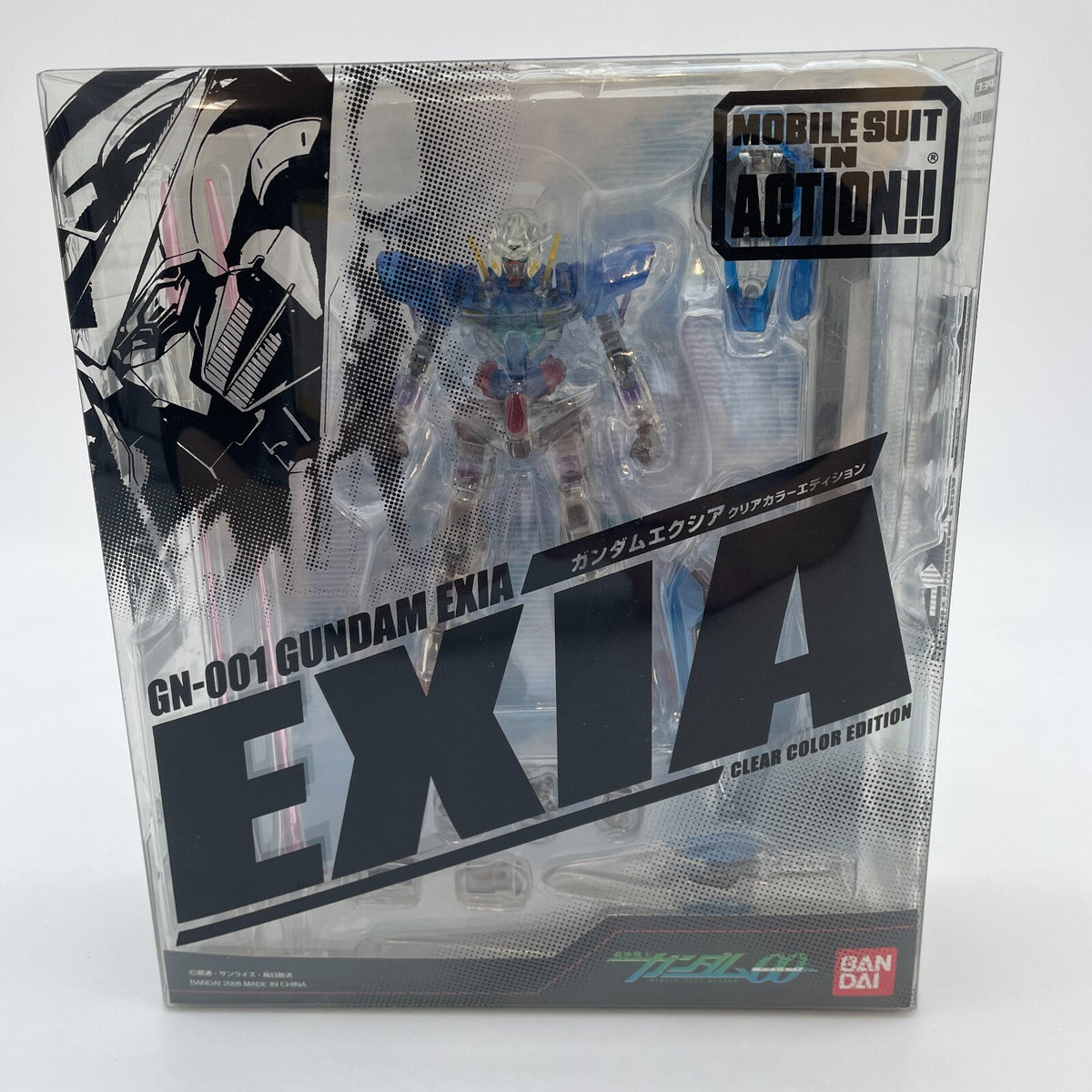 Mobile Suit In Action GN-001 Gundam Exia Clear Color Edition BANDAI