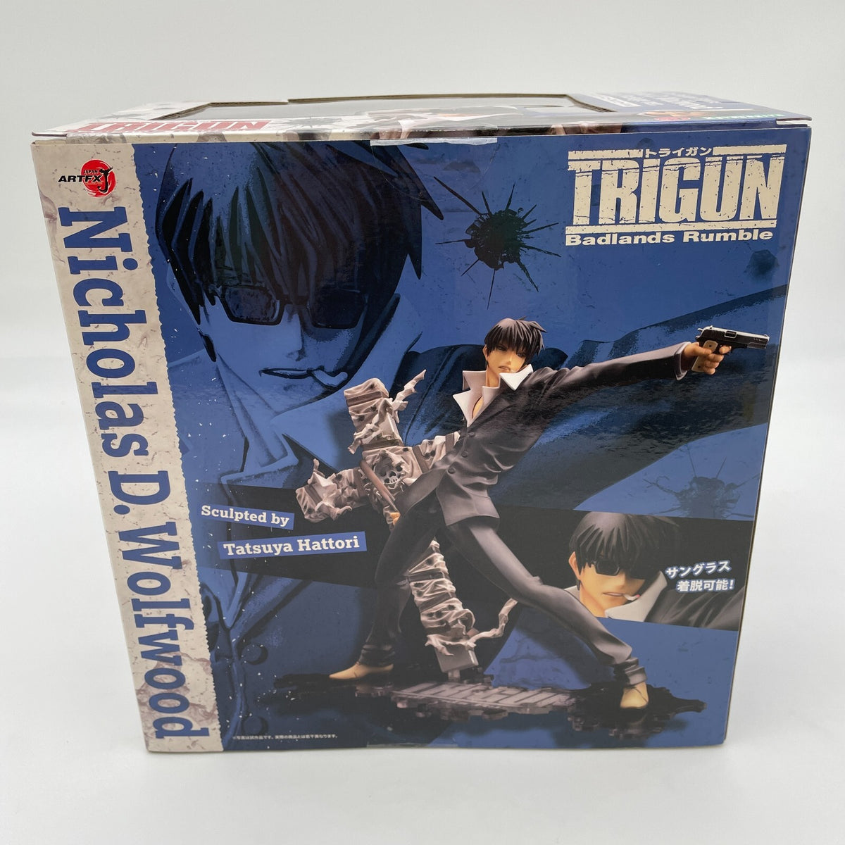 ARTFX J Trigun Nicholas D. Wolfwood Renewal Package Figure KOTOBUKIYA
