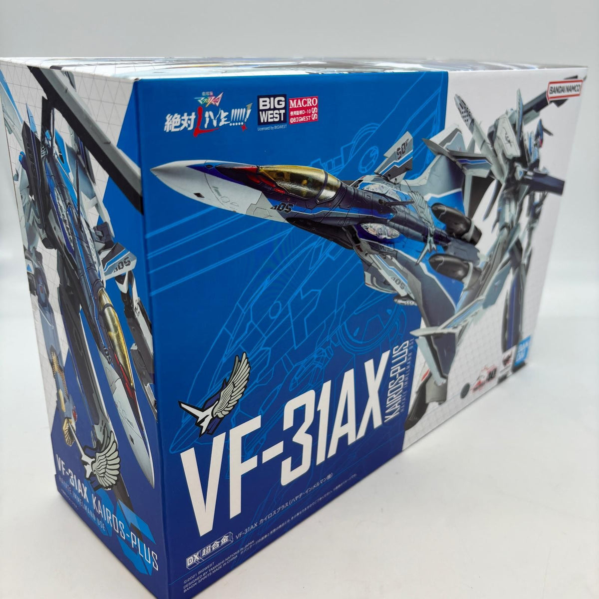 DX Chogokin Macross VF-31AX Kairos Plus Hayate Immelmann USE BANDAI