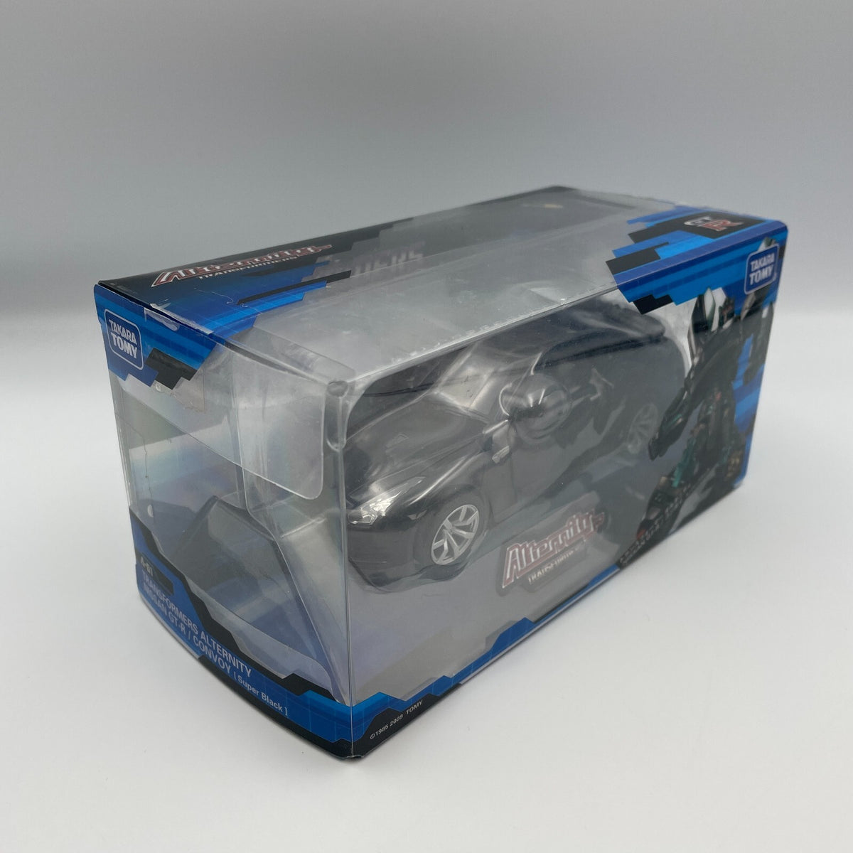 TRANSFORMERS A-01 NISSAN GT-R/ CONVOY SUPER BLACK ALTERNITY IN STOCK TAKARA TOMY