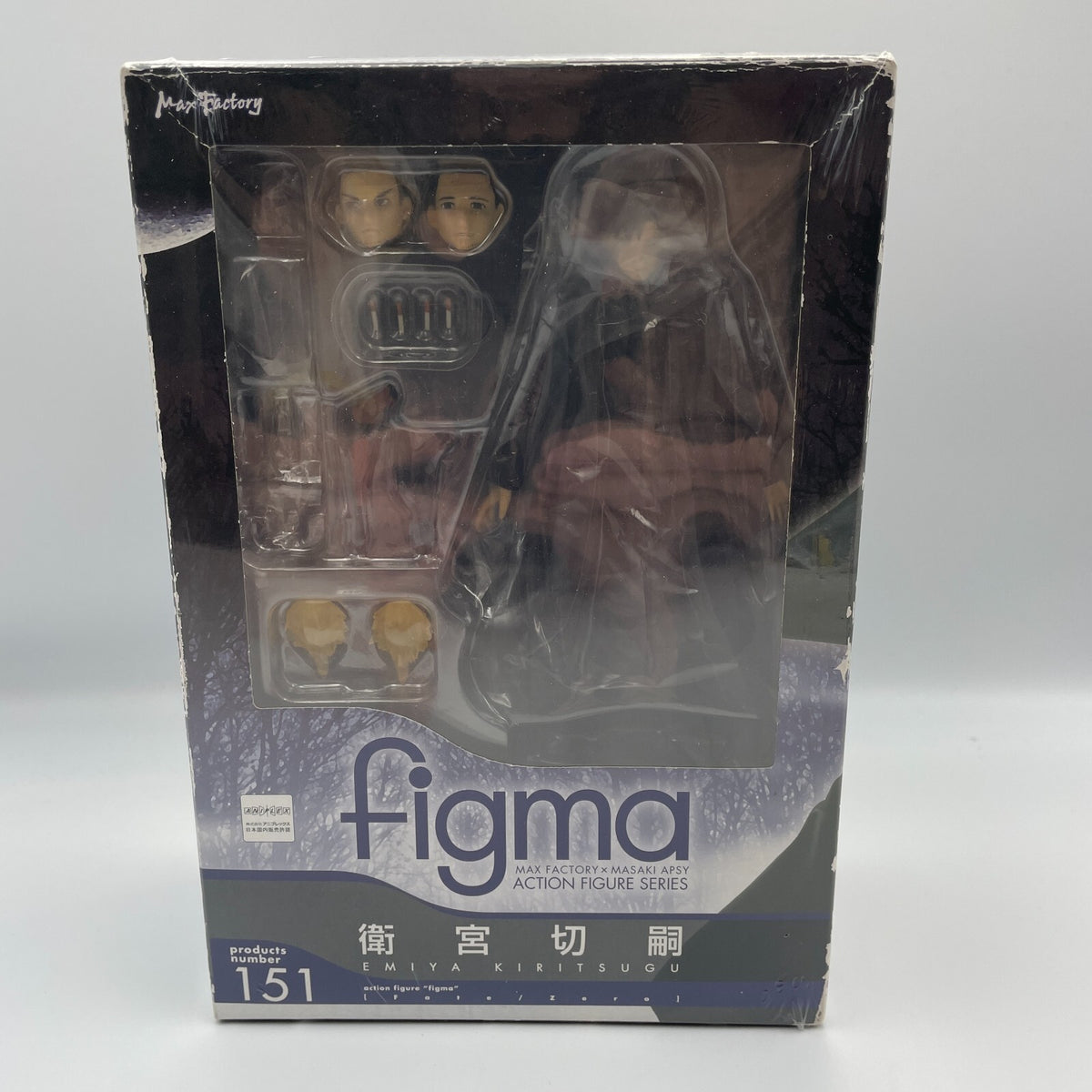 figma Fate/Zero Emiya Kiritsugu 151 PVC Figure Max Factory Japan