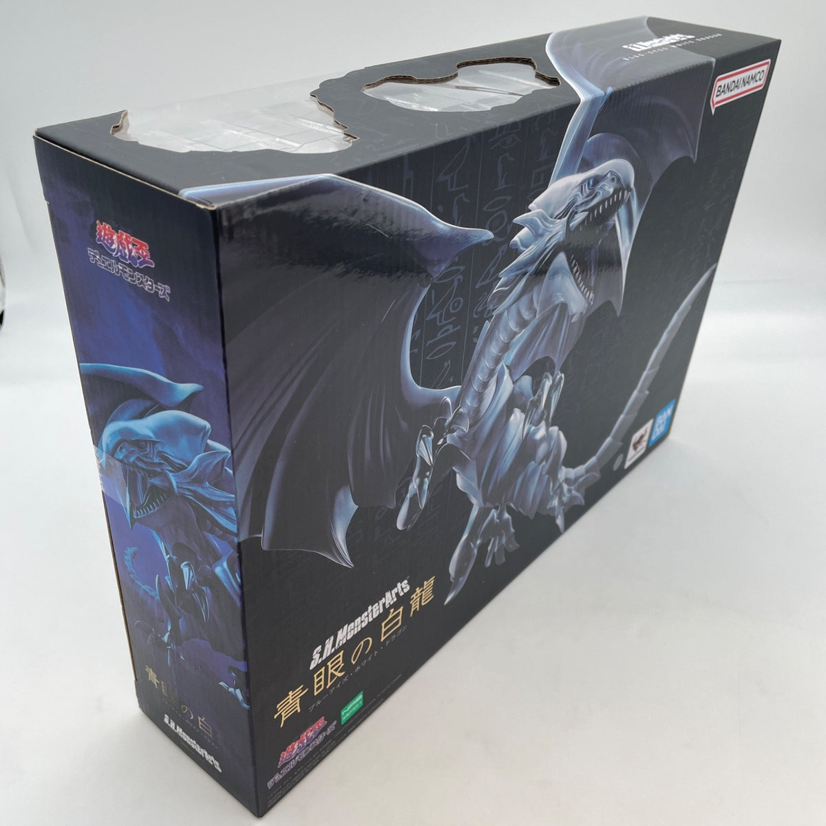 S.H.MonsterArts Yu-Gi-Oh Duel Monsters Blue-Eyes White Dragon Figure BANDAI