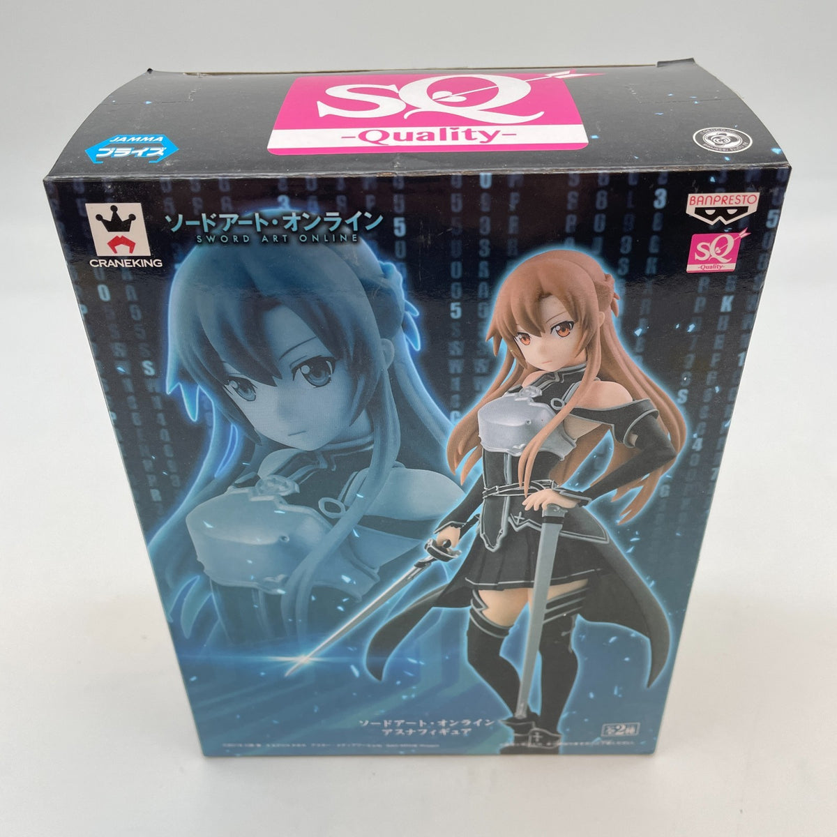 SQ Sword Art Online Asuna Figure Asuna Kirito Color ver. Banpresto CRANEKING