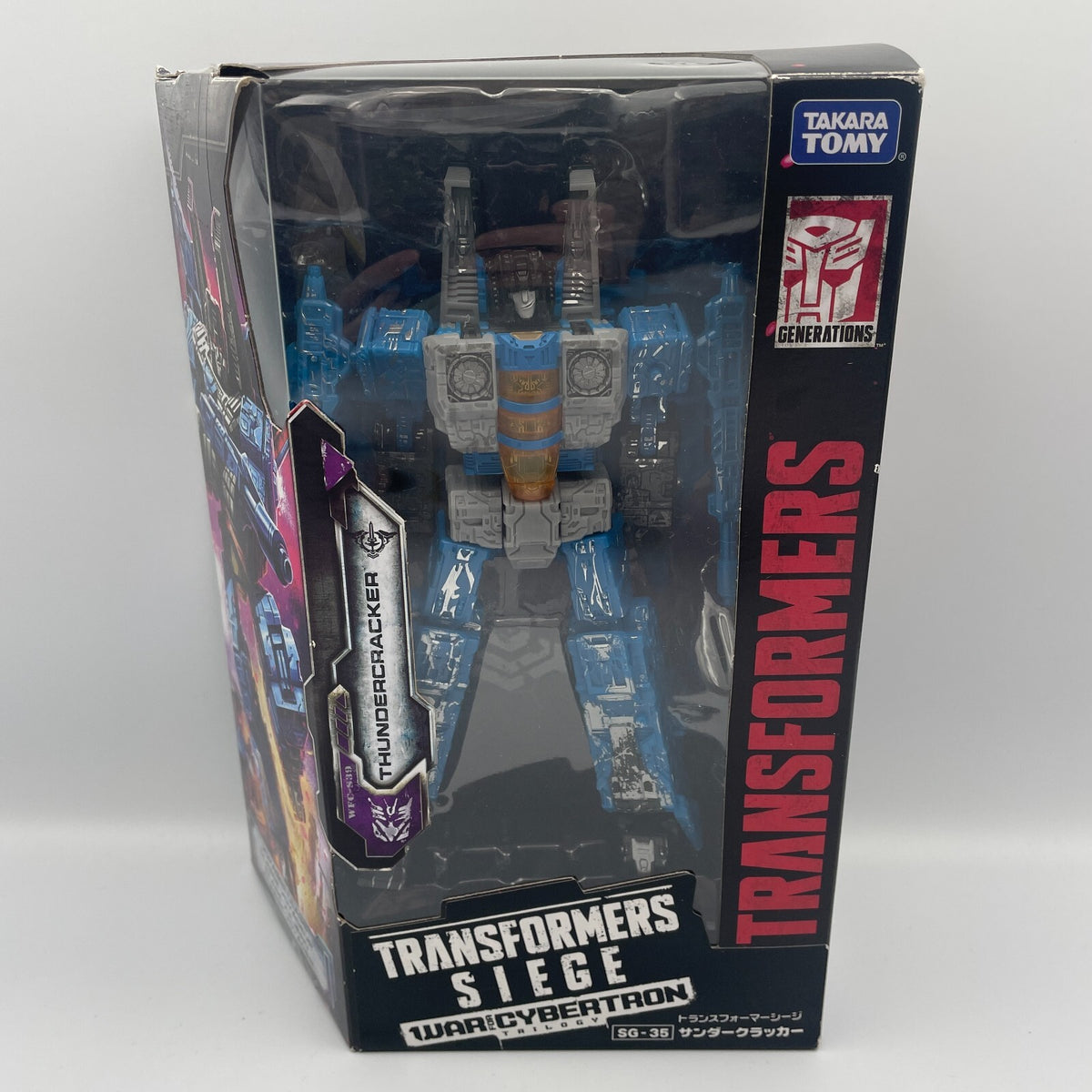 SG-35 Thundercracker Figure Transformers Siege TAKARA TOMY TOY