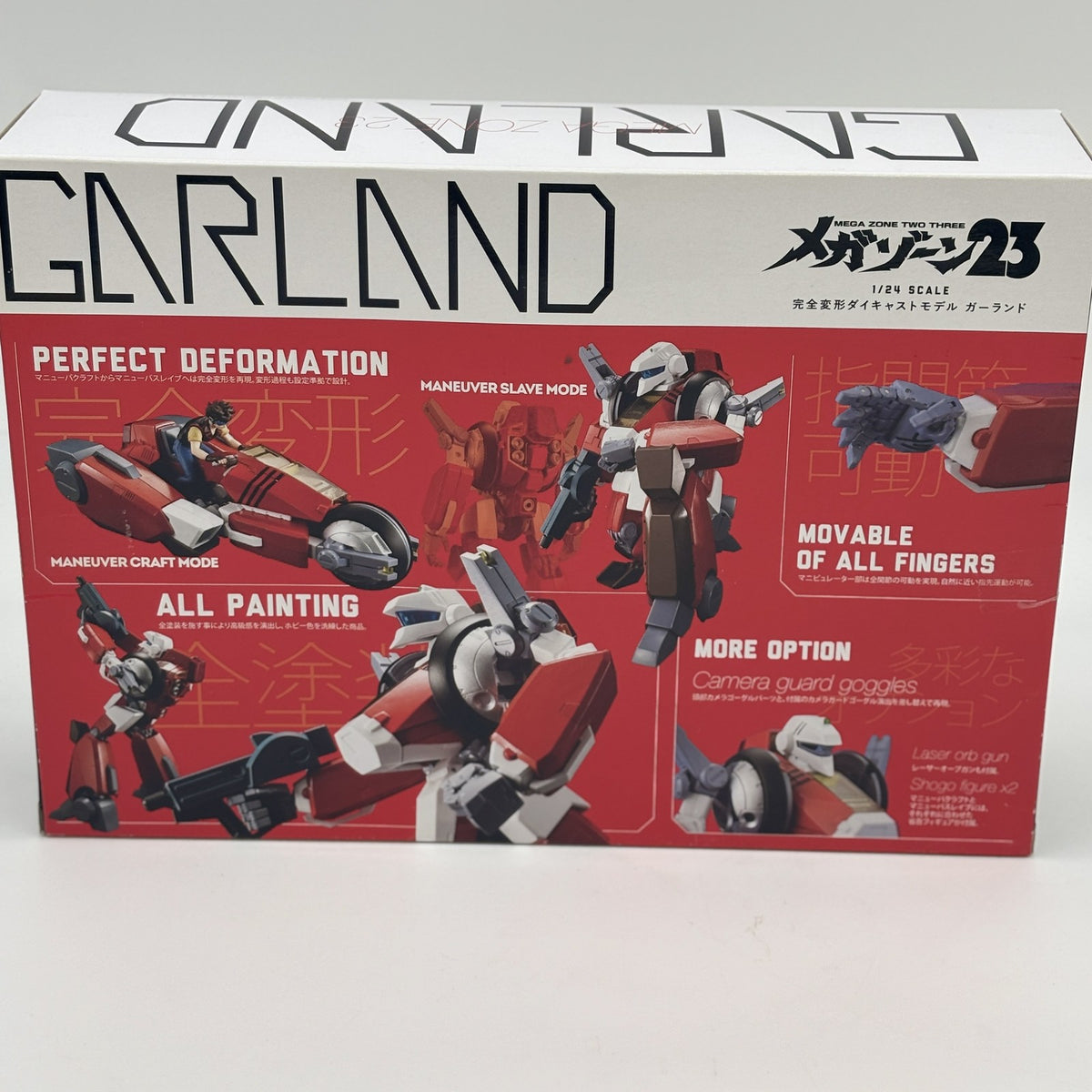 Figure MEGAZONE 23 1/24 scale die-cast model Garland Japan ARCADIA