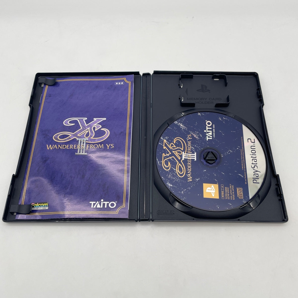 PS2 Ys III 3 Wanderers from Ys Sony Playstation 2 Japan Game