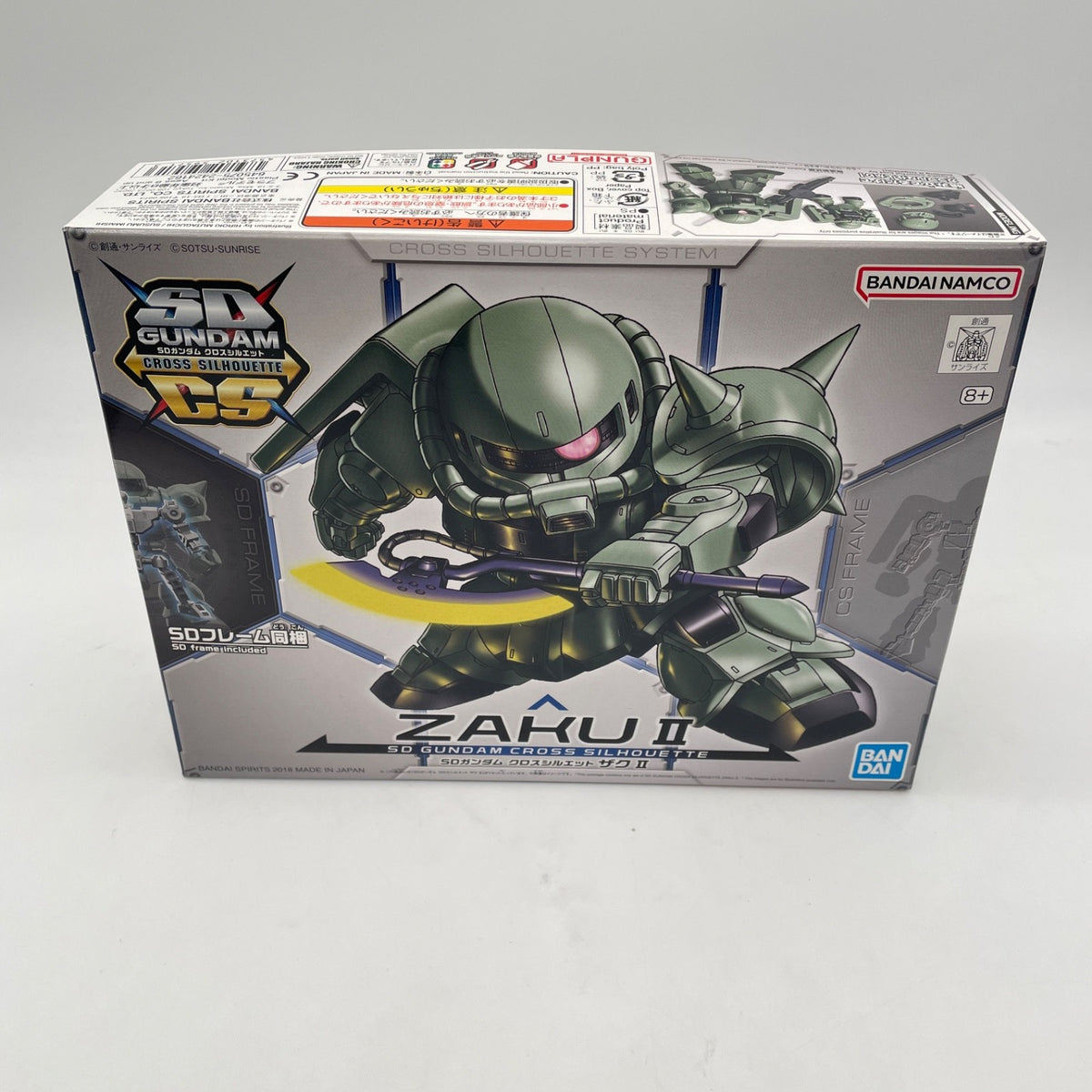 SD Gundam Cross Silhouette MS-06F Zaku II Model Kit Series No 04 BANDAI JP