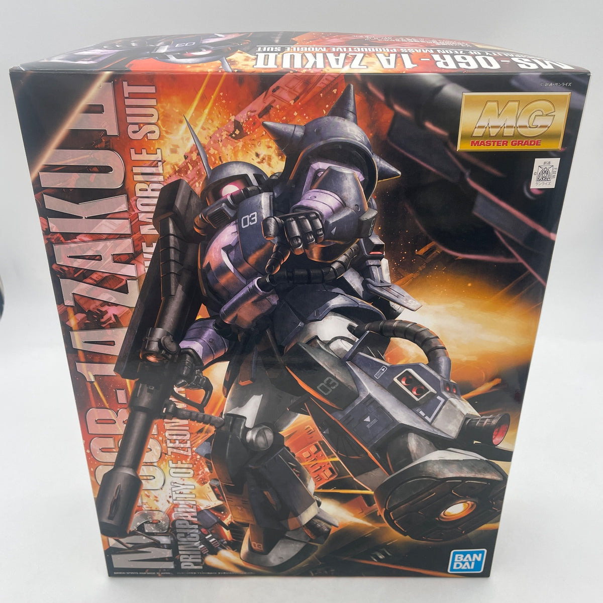 MG 1/100 MS-06R-1A High Mobility Type Zaku II lack Tri-Star Ver 2.0 BANDAI