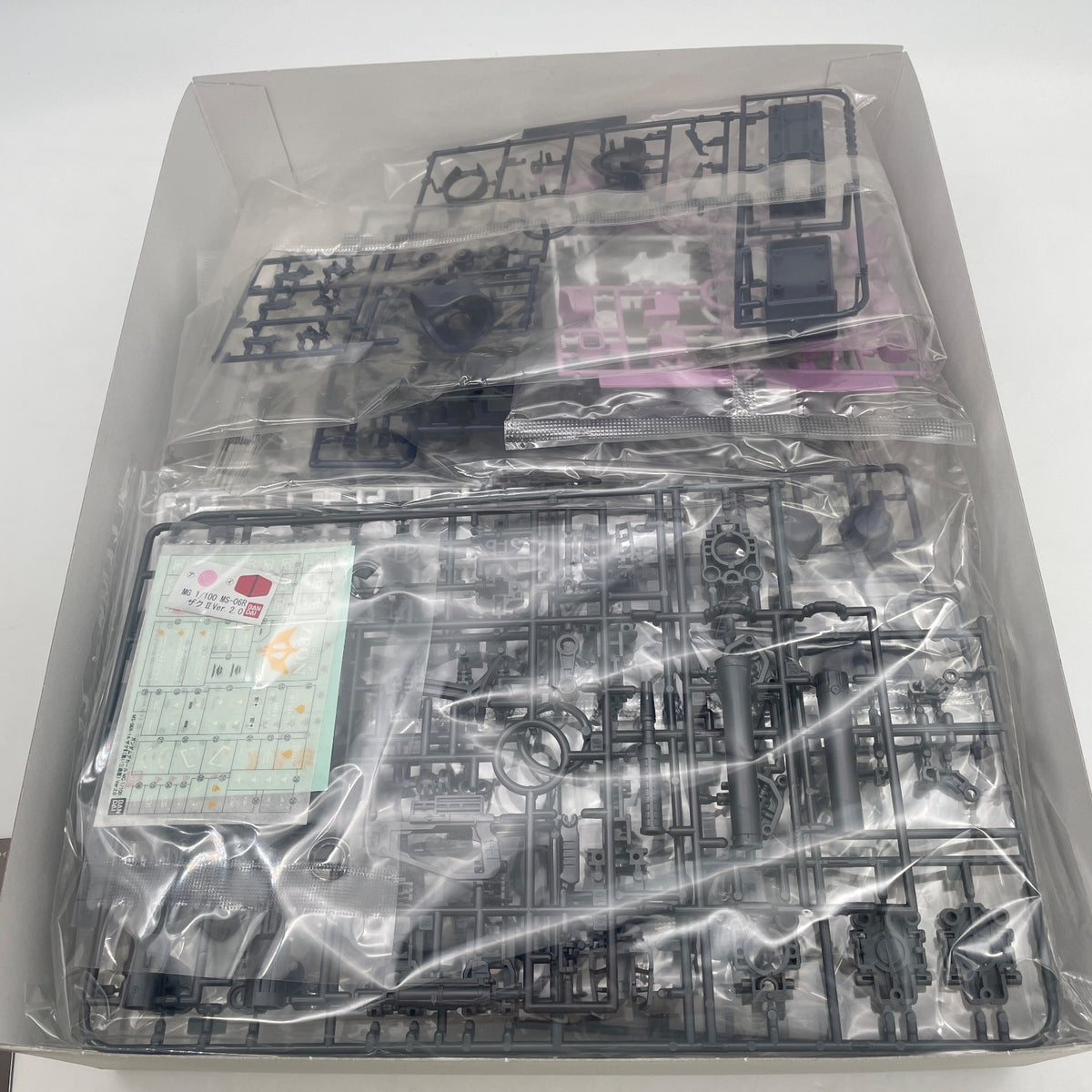 MG 1/100 MS-06R-1A High Mobility Type Zaku II lack Tri-Star Ver 2.0 BANDAI