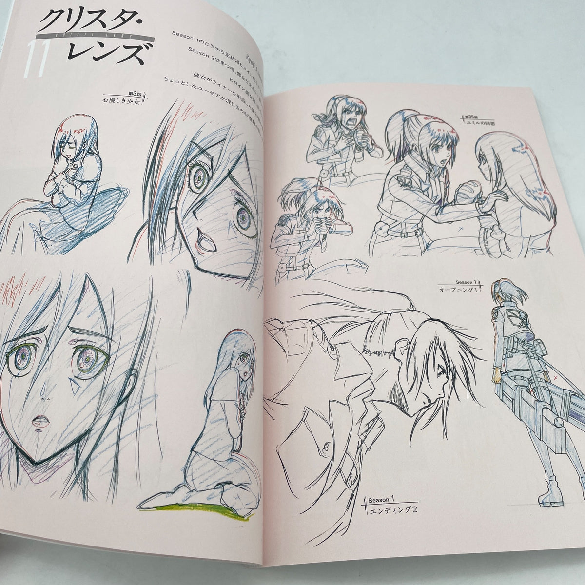 Attack on Titan Cut Collection Illustration Art Work Kyoji Asano Wit Studio