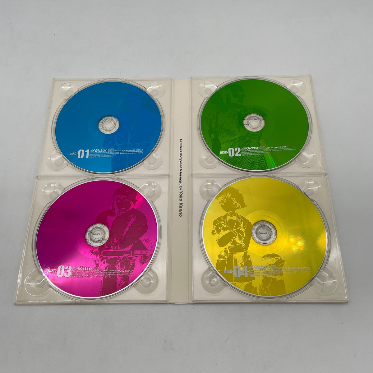 COWBOY BEBOP CD BOX Set of 4 Limited Edition & Booklet Japan Anime