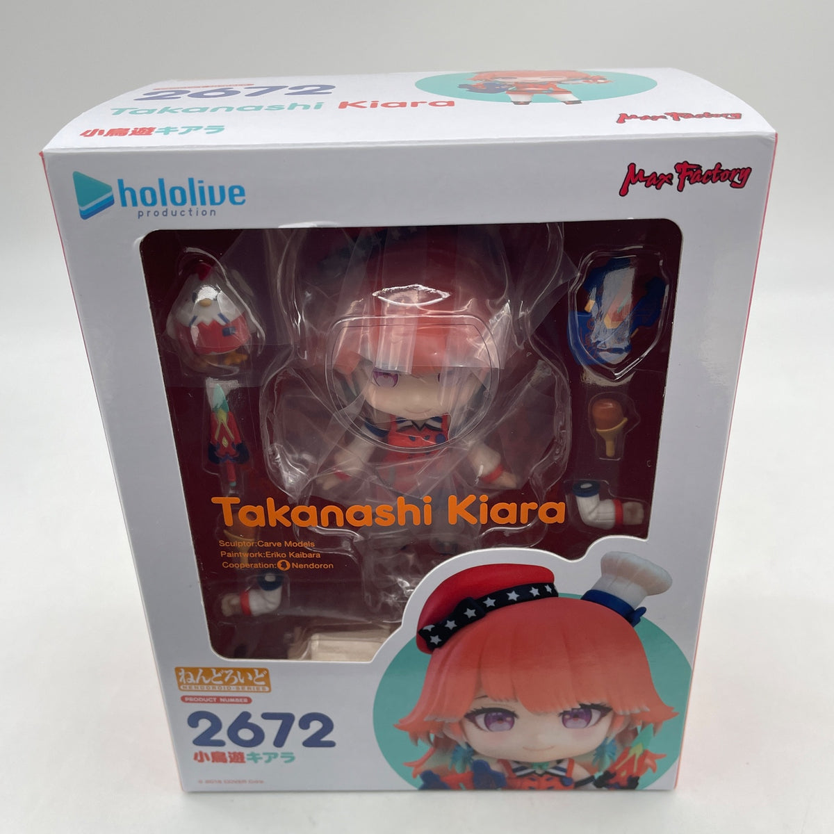 Nendoroid hololive production Takanashi Kiara Action Figure #2672 Max Factory