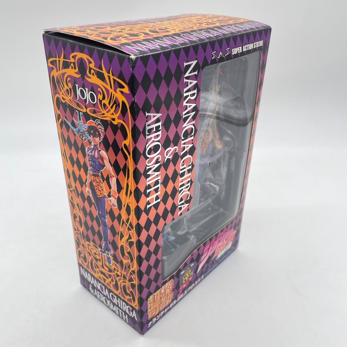 Super Action Statue JoJo 5 Narancia Ghirga & As Aero Smith Figure Medicos SAS