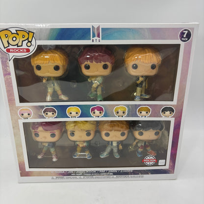 BTS Funko POP ROCKS 7 Pack Figure KPOP Toy V JIN JUNG KOOK RM JIMIN SUGA J-HOPE