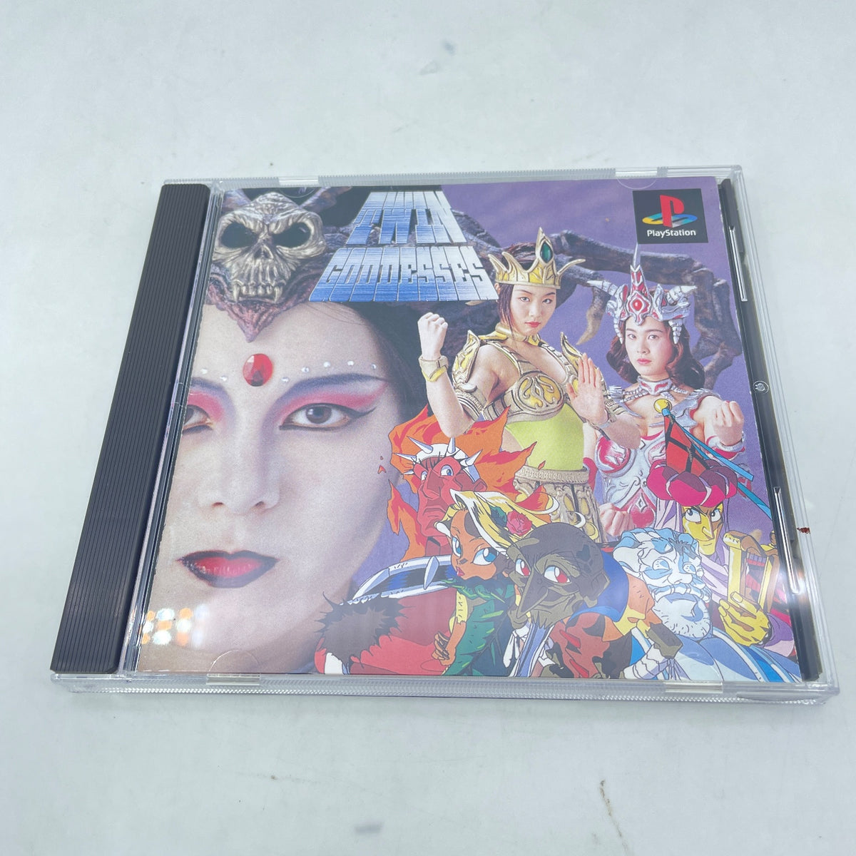 PS1 TWIN GODDESSES Gottesu Sony PlayStation 1 Japan Import