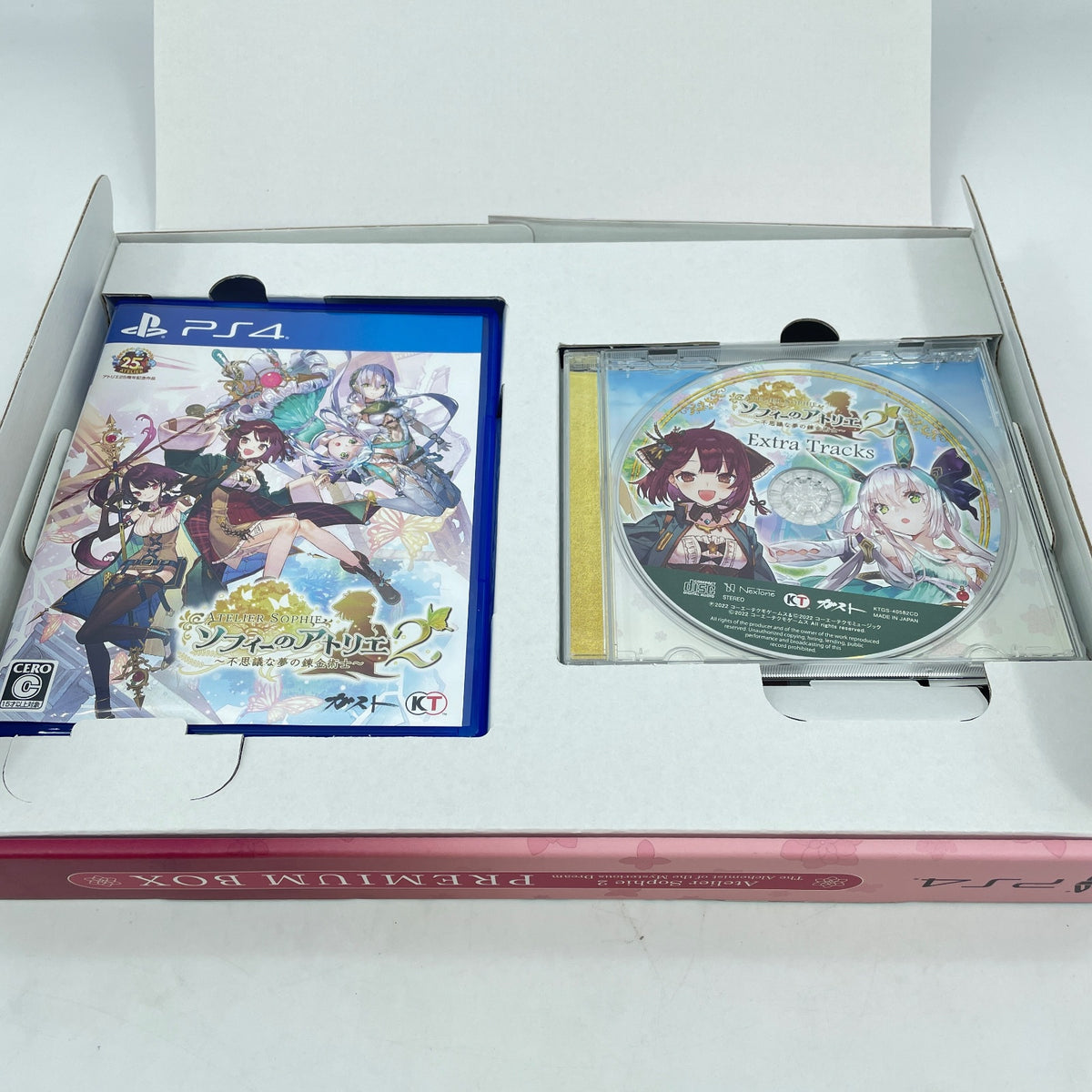 PS4 Soft Sophie's Atelier 2 Mysterious Dream Alchemist premium Box Poster Book