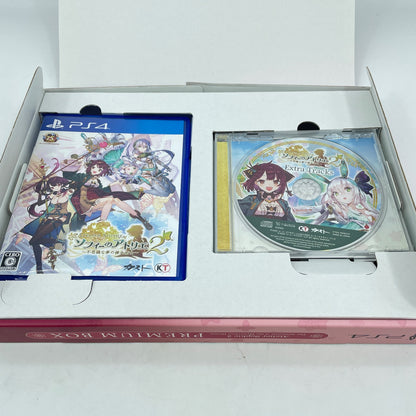 PS4 Soft Sophie's Atelier 2 Mysterious Dream Alchemist premium Box Poster Book