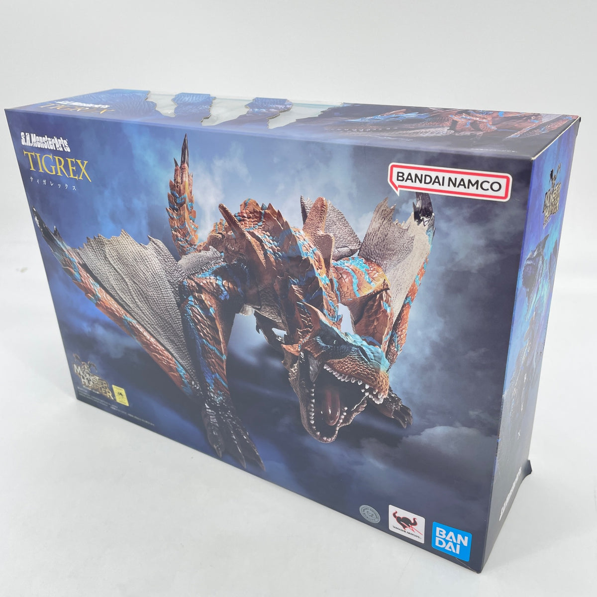 S.H.MonsterArts Monster Hunter Rise Tigrex Figure BANDAI