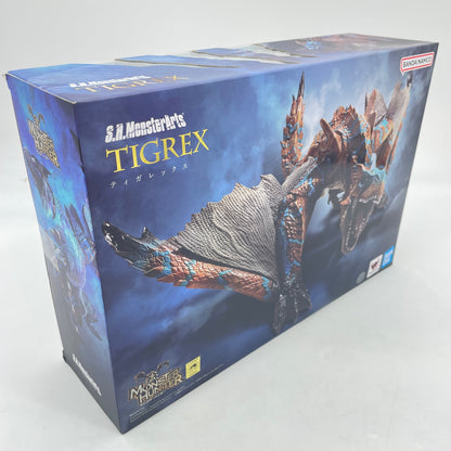 S.H.MonsterArts Monster Hunter Rise Tigrex Figure BANDAI