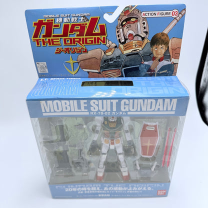 The Origin RX-78-02 Gundam Action Figure Mobile Suit Gundam Japan BANDAI