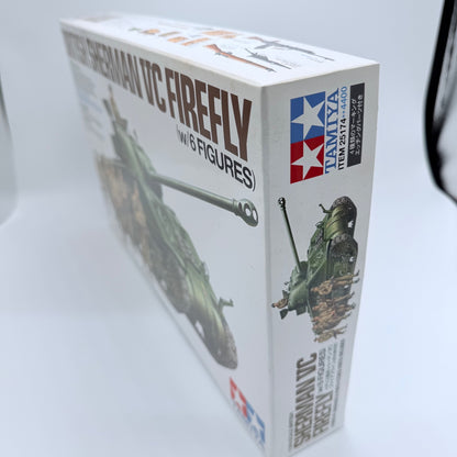 TAMIYA 1/35 British Tank VC Sherman Firefly With 6 Figures Plastic Model