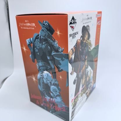 Ichiban Kuji JoJo Johnny Joestar Gyro Zeppeli Figure Last One Prize 9.4in w/Box