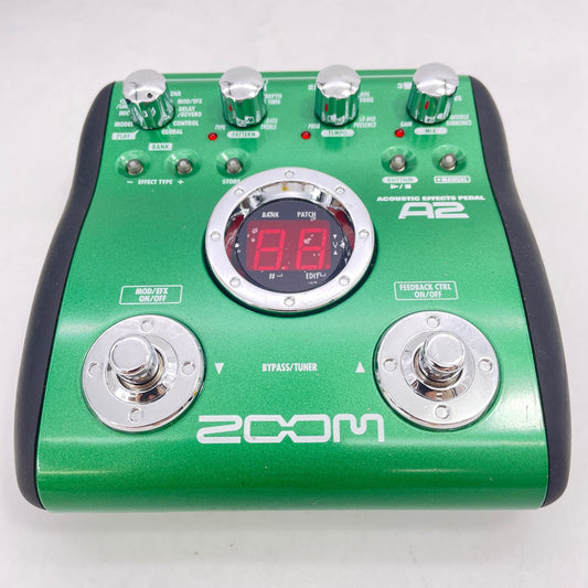 Zoom A2 Acoustic Multi-Effects Guitar Effect Pedal with BOX From Japan
