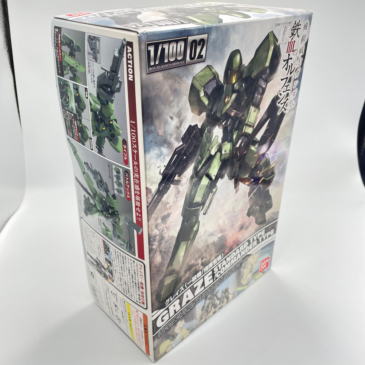 BANDAI Gundam Iron-Blooded Orphans 1/100 Graze Standard Commander Type Model Kit