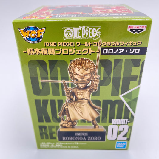 ONE PIECE Roronoa Zoro WCF Figure Kumamoto Reconstruction Project Banpresto