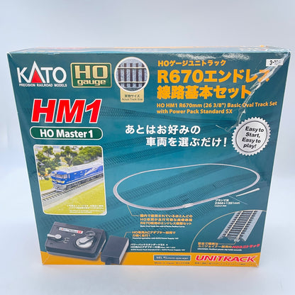 KATO HO Gauge HM1 Unitrack R670 Endless Track Basic Oval Set with Power Pack