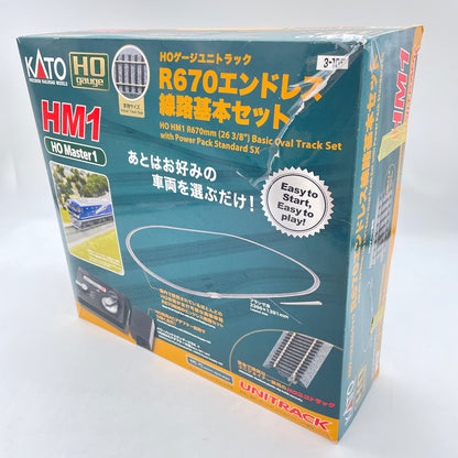 KATO HO Gauge HM1 Unitrack R670 Endless Track Basic Oval Set with Power Pack