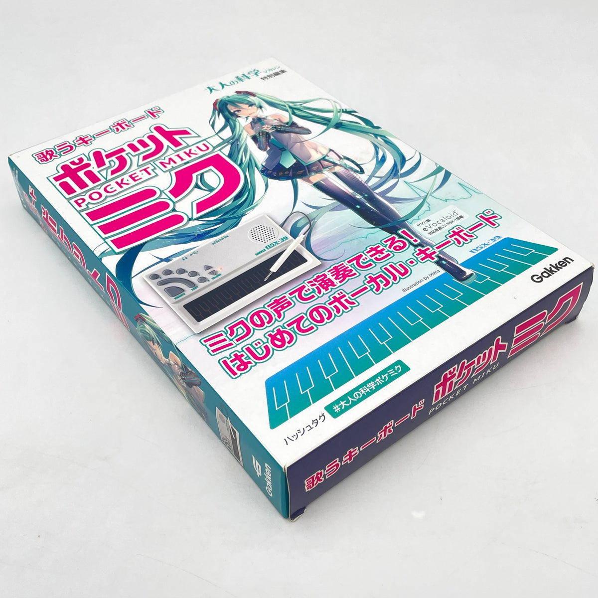 Miku Hatsune Pocket Miku Singing Keyboard NSX39 YAMAHA Vocaloid Gakken JP w/Box