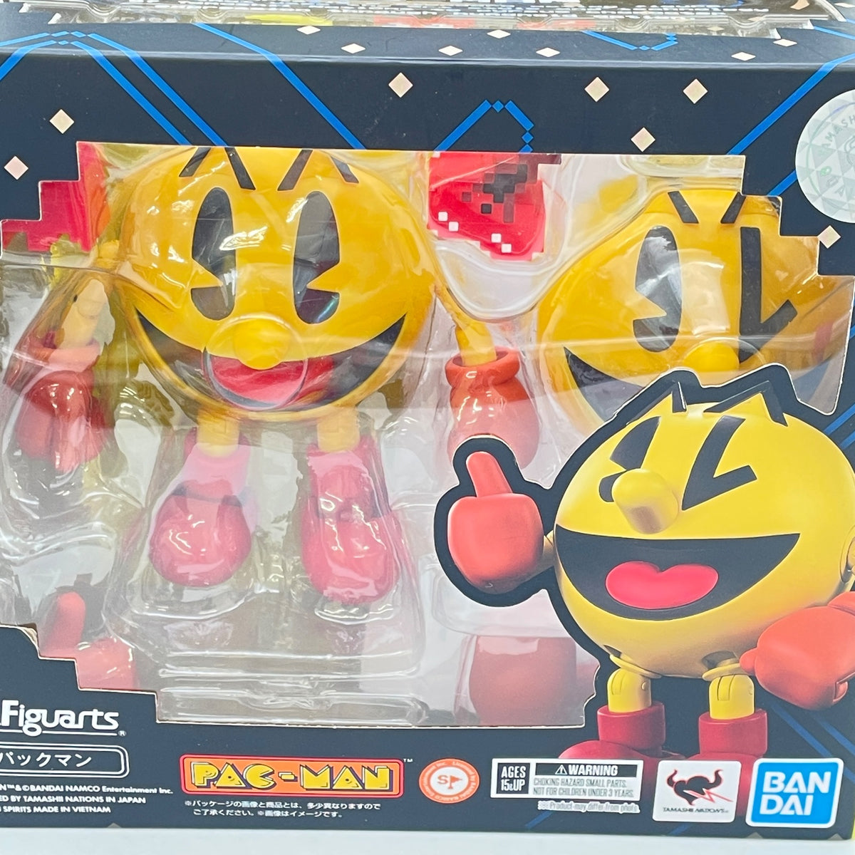 Bandai S.H.Figuarts Pac-Man Action Figure Excellent Condition JP w/Box