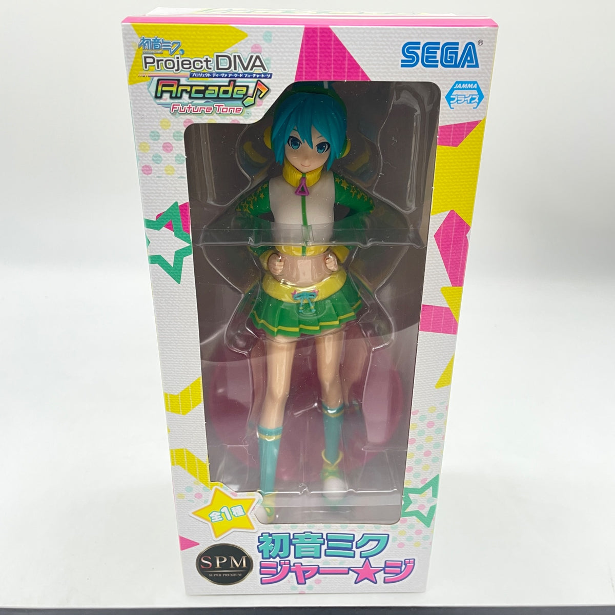 SEGA Hatsune Miku Project DIVA Arcade Future Tone SPM Figure Hatsune Miku Jersey