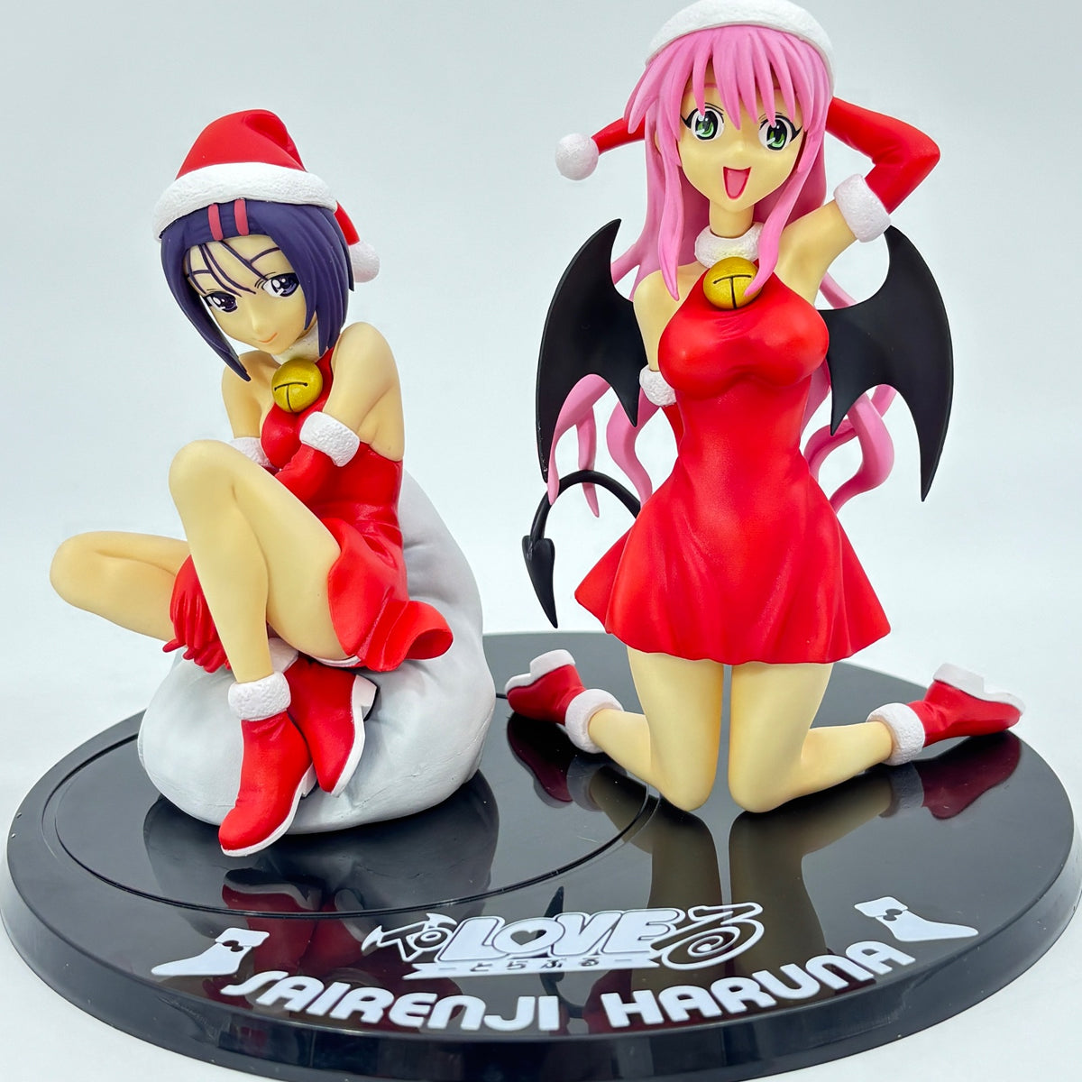 To Love-Ru Haruna & Lala Mini Skirt Santa ver. Figure Shueisha Solid Selection