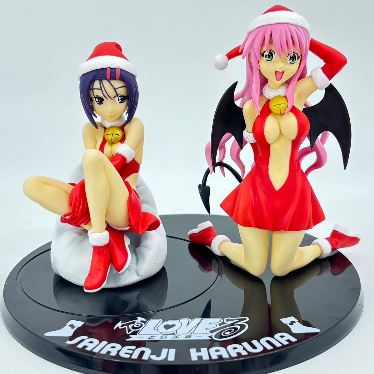 To Love-Ru Haruna & Lala Mini Skirt Santa ver. Figure Shueisha Solid Selection