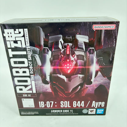 ROBOT Spirits Armored Core VI SIDE AC IB-07 SOL 644 Ayre Figure BANDAI w/Box
