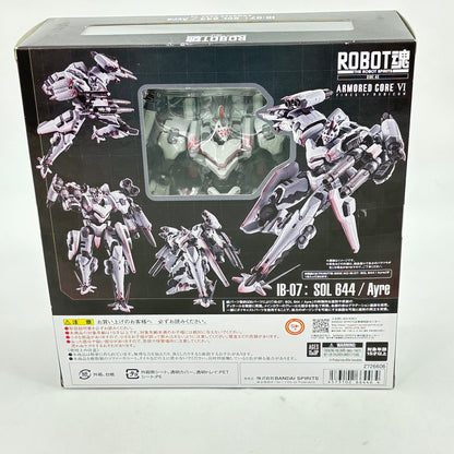 ROBOT Spirits Armored Core VI SIDE AC IB-07 SOL 644 Ayre Figure BANDAI w/Box
