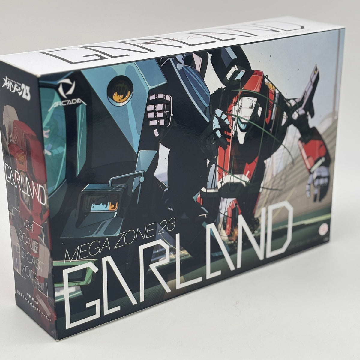 Figure MEGAZONE 23 1/24 scale die-cast model Garland Japan ARCADIA