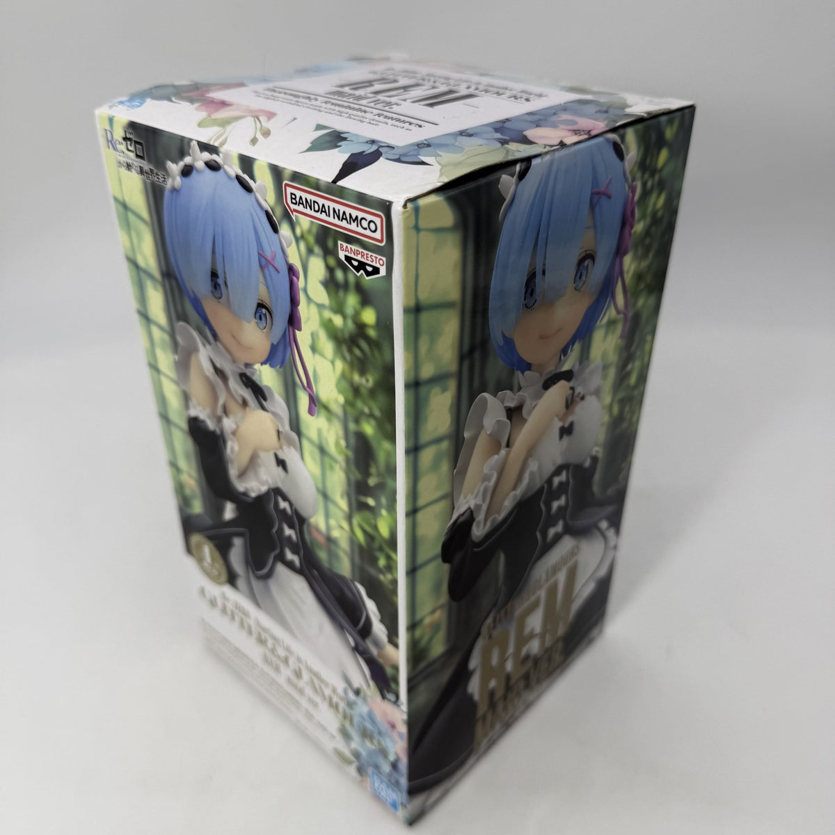 Re Zero Rem GLITTER GLAMOURS Maid ver Figure BANPRESTO w/Box JP