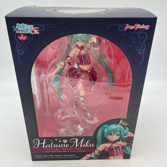 Hatsune Miku Vintage Dress Figure Hatsune Miku Project DIVA F 2nd Max Factory JP