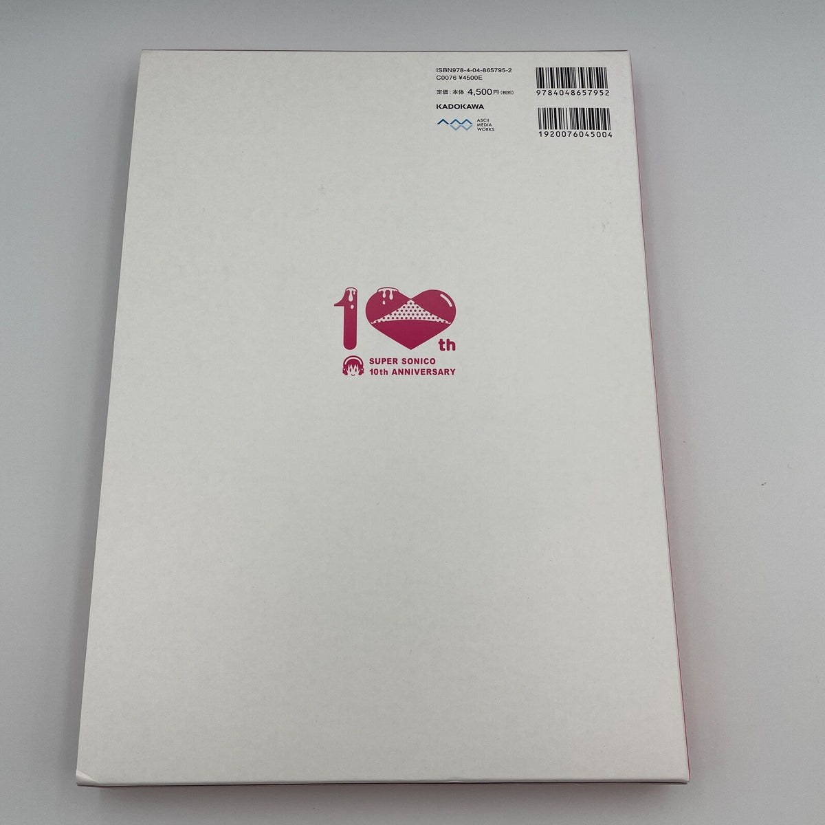 Super Sonico 10th Anniversary Book Art Design Works Illustration From Japan