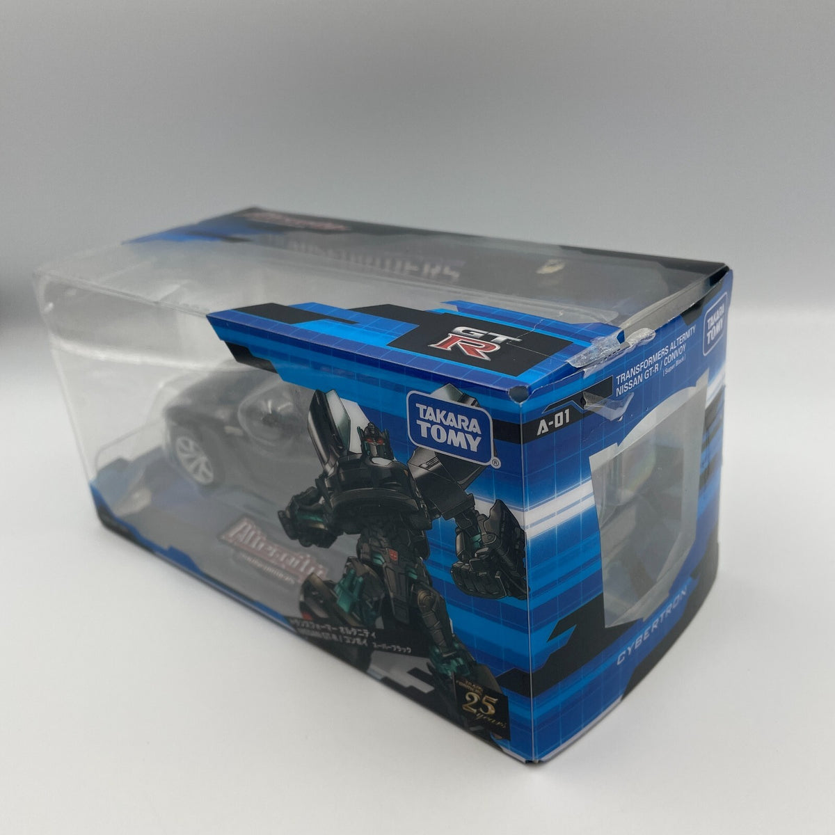 TRANSFORMERS A-01 NISSAN GT-R/ CONVOY SUPER BLACK ALTERNITY IN STOCK TAKARA TOMY