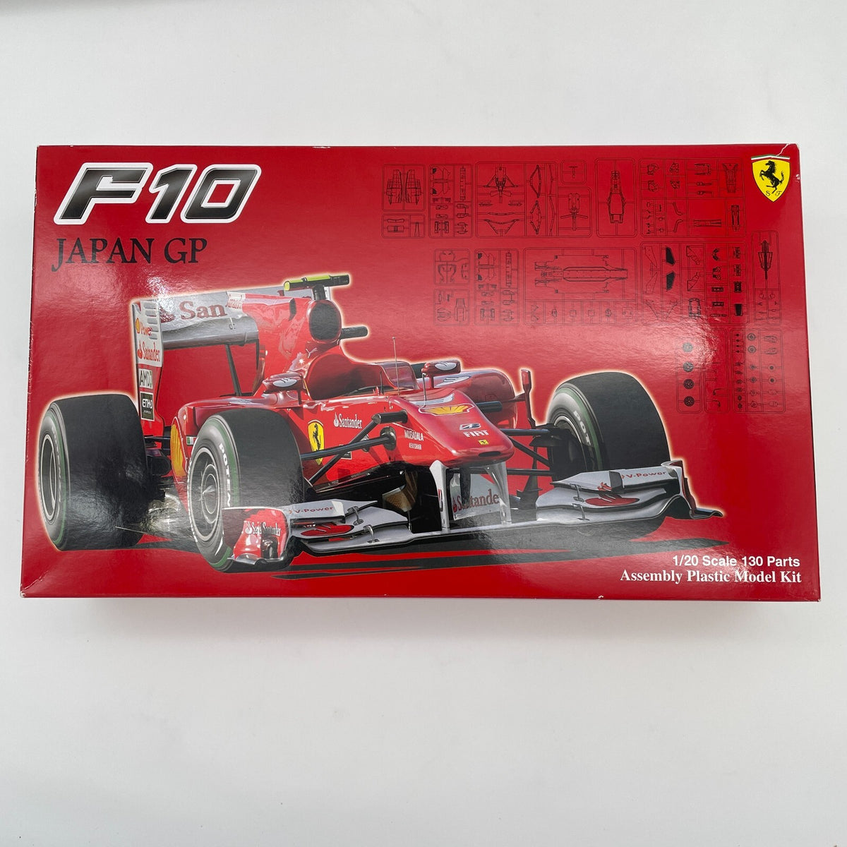 1/20 Ferrari F10 Red JapanGP 2010 Plastic Model kit Race Car GP-32 Fujimi