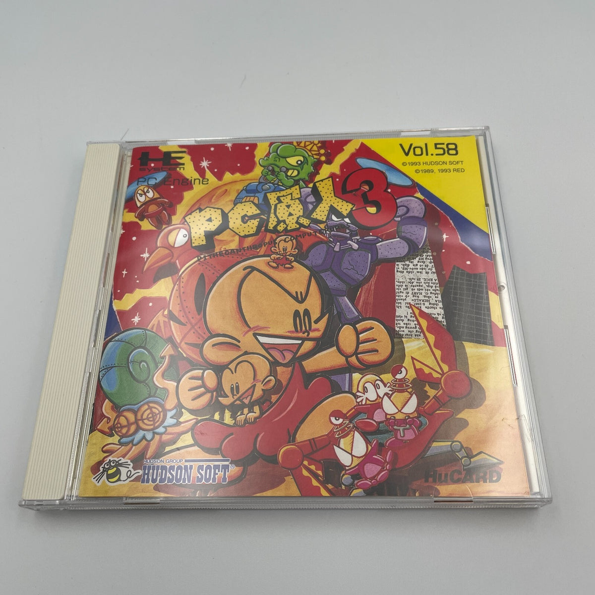 PC Engine PC GENJIN 3 BONKS ADVENTURE HUDSON SOFT Japan Import