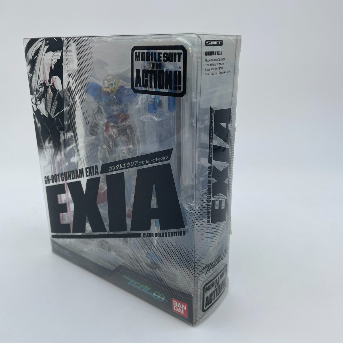 Mobile Suit In Action GN-001 Gundam Exia Clear Color Edition BANDAI