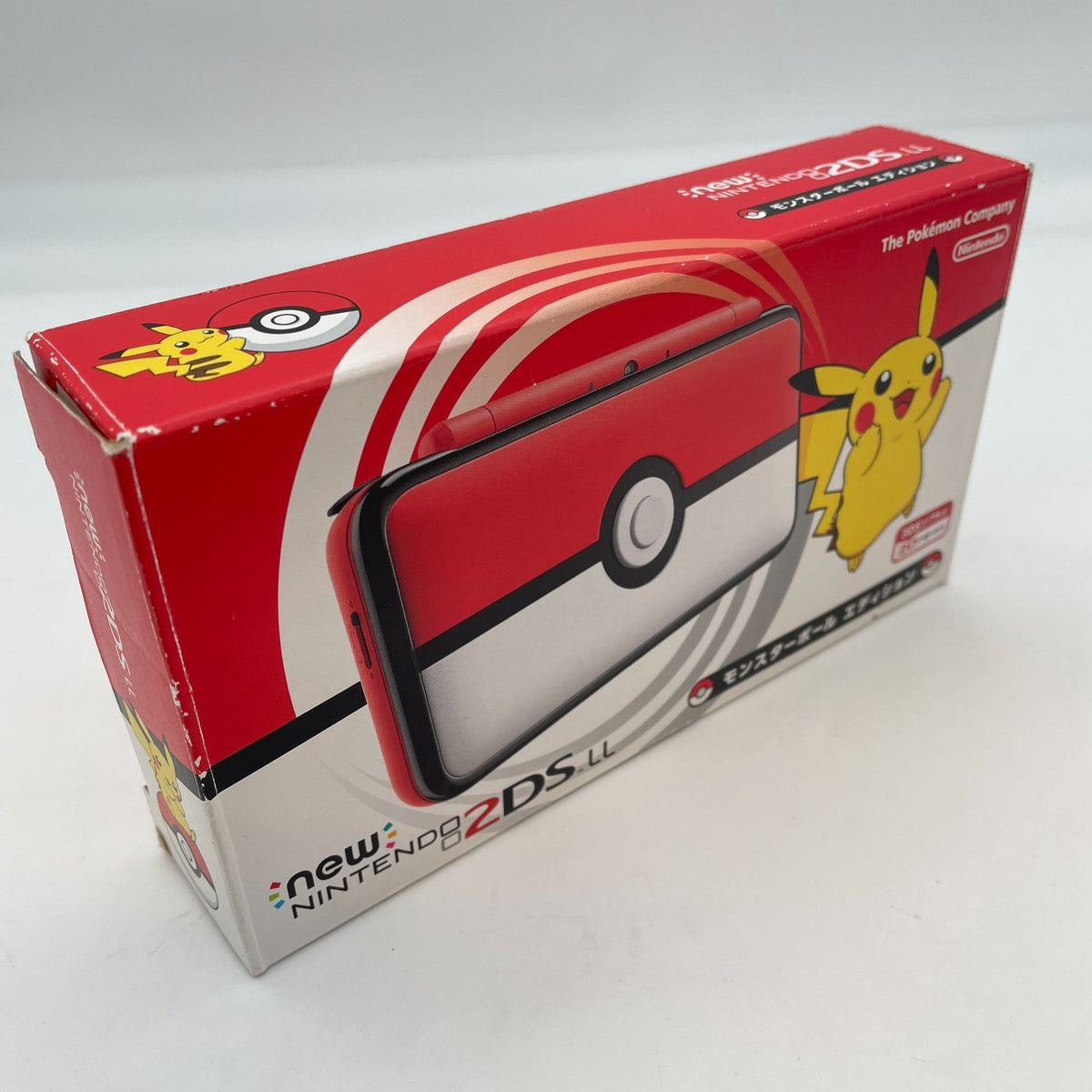 Nintendo 2DS LL XL Pokemon Monster ball edition White Red Pikachu Console