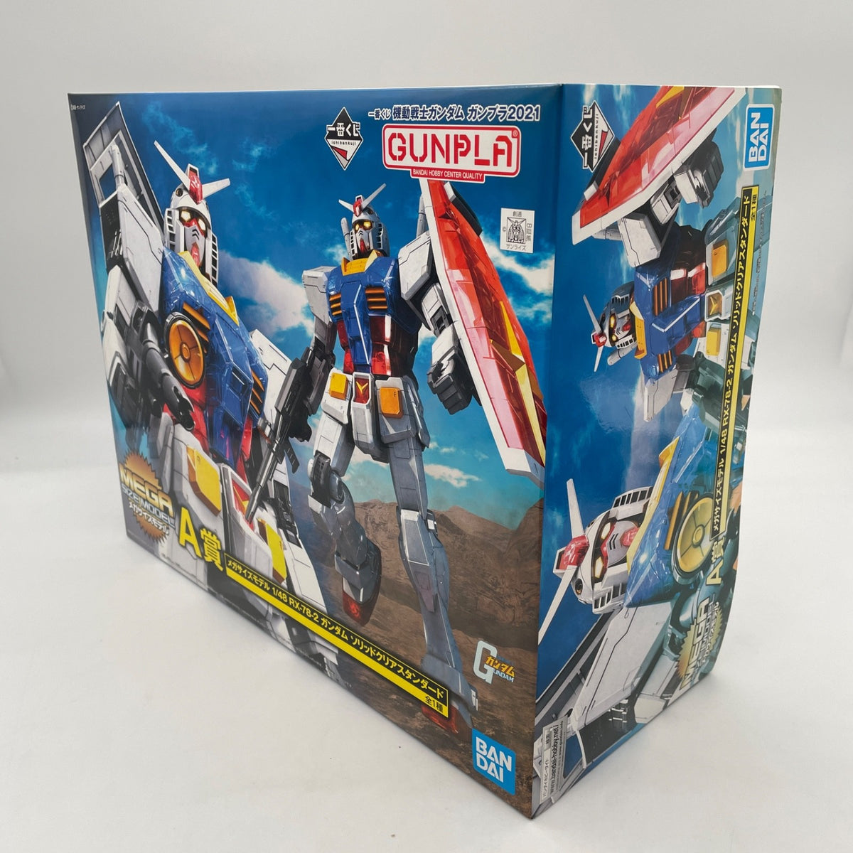 BANDAI Mega Size Model Gundam 1/48 RX 78-2 Model Kit Ichiban Kuji Prize A