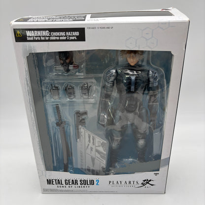 PLAY ARTS Kai Raiden Action Figure SONS OF LIBERTY METAL GEAR SOLID2 Japan